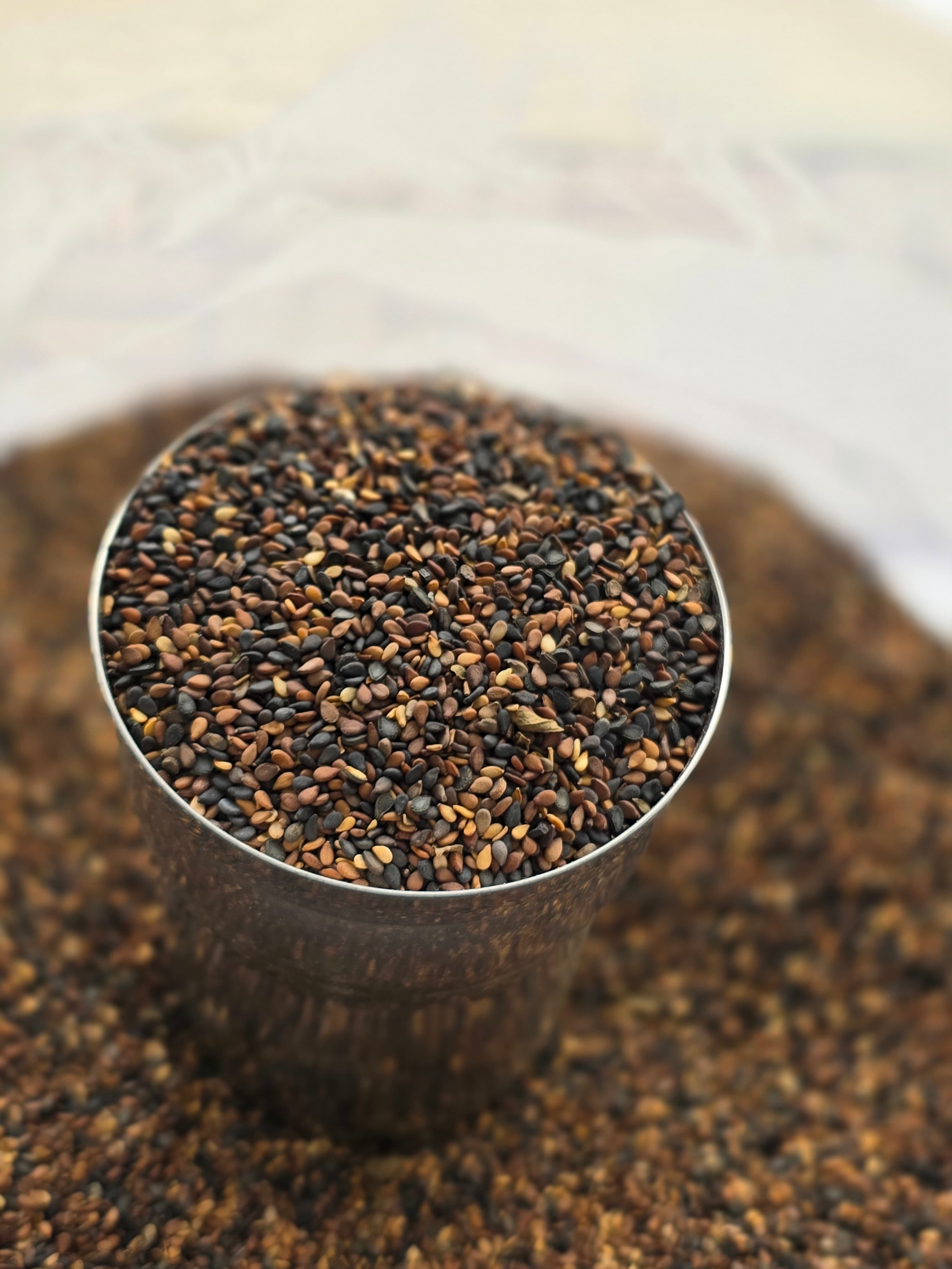लोकल कालो तिल(डडेल्धुरा) - 100% Organic Himalayan Agro Product from Anupam Prakriti, Nepal